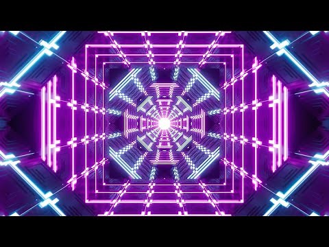 Flickering neon light structure vj loop