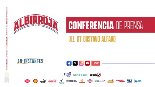 [EN VIVO] Conferencia de prensa del DT albirrojo Gustavo Alfaro.