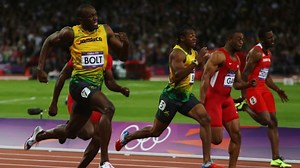 Usain Bolt wins Olympics 100m gold in London