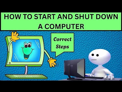 MUST-KNOW HOW TO START AND SHUT DOWN A COMPUTER | COMPUTER BASICS FOR KIDS | Kids Computer Learning