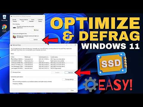 How to Optimize Drives in Windows 11 (Disk Defragmenter)