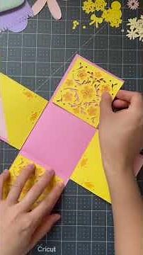 Butterfly explosion box made with Cricut