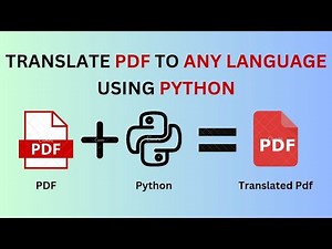 🌐 Translate Your PDF Files to Any Language with Python! 🚀