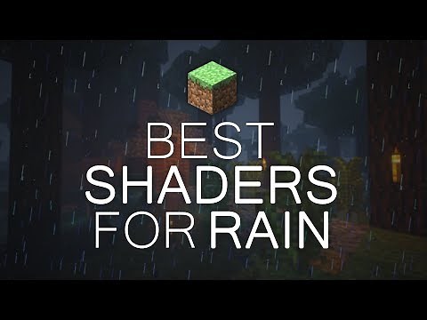 Best Shaders For Rain! - Beautiful Rain Shaders | MINECRAFT 1.12 - 1.12.2