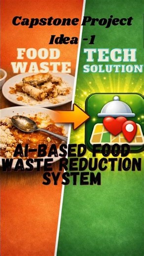 AI-Based Food Waste Reduction System |Capstone Project Idea for class 11 & 12 AI l Python project