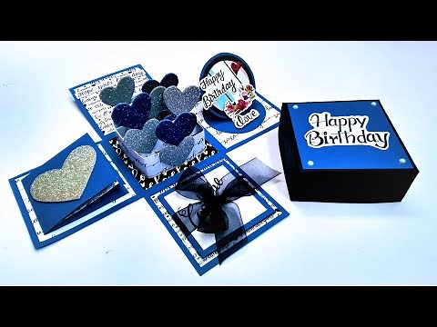 Explosion Box | Special Explosion Box | Explosion Box for Birthday | Handmade Explosion Box Tutorial