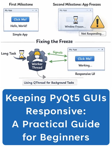 "Keeping PyQt5 GUIs Responsive: A Practical Guide for Beginners" When ...