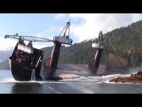 How to properly unload some wood-big ship unloading