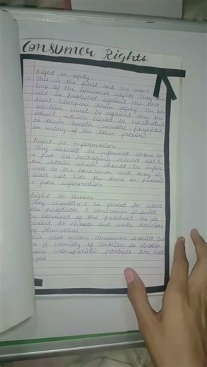 consumer rights project #consumerrights #education #rights #project