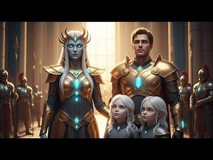 “Are These My Grandchildren?” — The Alien Queen’s Daughter Returned With Her Human Husband and Two