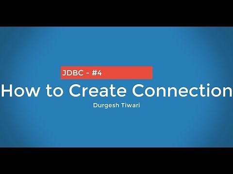 How to Create Connection using Java App - (Java Database Connectivity) JDBC#4