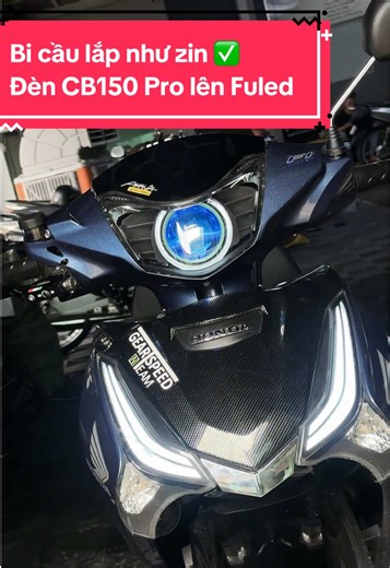 Lắp Bi Cầu NHƯ ZIN với mặt dưỡng đúc khuôn cho Fuled ✅ CB150 Pro ✨ #fuled125i #fuled #bicauled #bicau #trosang