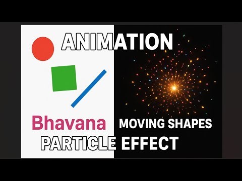 OpenCV Animation Tutorial | Moving Shapes & Particle Explosion Effect in Python