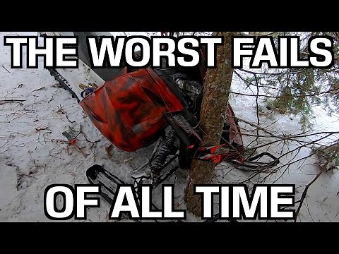 The Worst Snowmobile Fails Of All Time! / Wrecks, Broken Bones & Stucks EPIC Compilation
