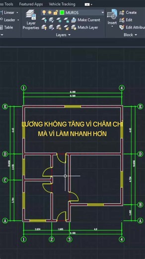 Lệnh vẽ cửa trong AutoCAD: vẽ nhanh cửa 2D để tăng lương