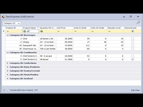 DevExpress Tutorial - Getting Started with the GridControl | FoxLearn