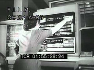 Early Computers (stock footage / archival footage)
