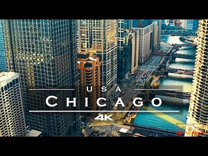 Chicago, USA 🇺🇸 - by drone [4K]