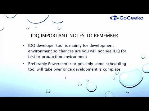 Beginners Informatica Big Data (BDM/DEI) Data Quality IDQ overview tutorial 1