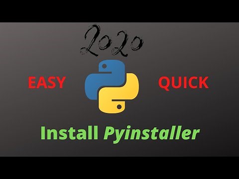 How to install Pyinstaller for Python (FASTEST AND EASIEST WAY) [TUTORIAL]