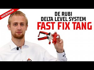 RUBI DELTA LEVEL SYSTEM FAST-FIX tang | Perfect tegelwerk zonder hoogteverschil