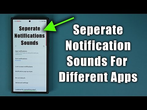 How to Set Different Notification Sounds Per App on Samsung Galaxy Phones!