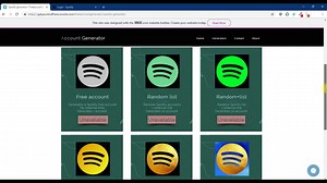 Free Spotify Account Generator