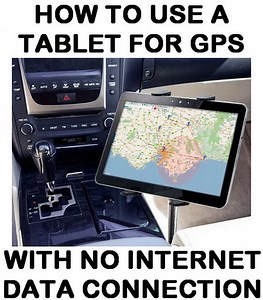 How To Use A Tablet For GPS Without An Internet Data Connection