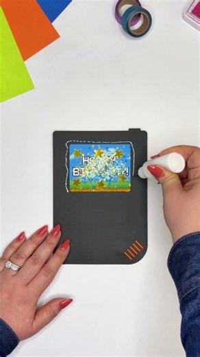 Shaker Cards Tutorial: Retro Gamer DIY!