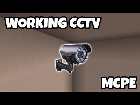 Minecraft Bedrock - Working Security Camera Tutorial