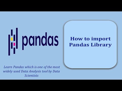 How to Import Pandas Library | Pandas Tutorial | Pandas