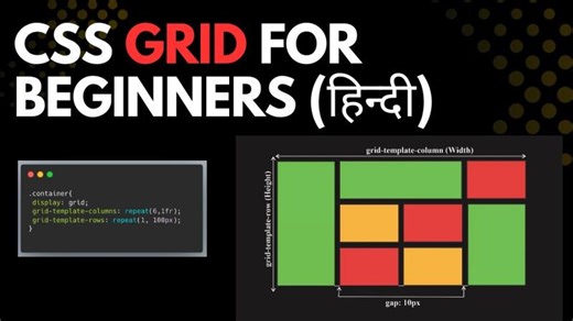 CSS Grid Tutorial for Beginners | Master Web Layouts Easily CSS Grid, tutorial, beginners, easy | Ranjna Devi