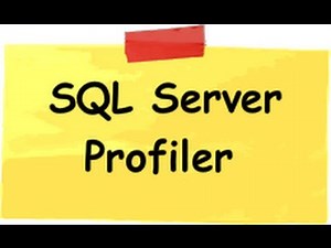 Improve SQL Server performance using profiler and tuning advisor