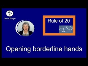 Opening borderline hands: How to Play Bridge