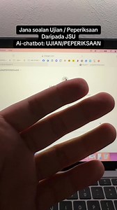 Mudah cikgu-cikgu merancang soalan ujian/peperiksaan berdasarkan JSU menggunakan Ai-chatbot: UJIAN PEPERIKSAAN. Nak bina JSU pun boleh! #mudahmengajar #coachherry #jommahir | Herryan Syah