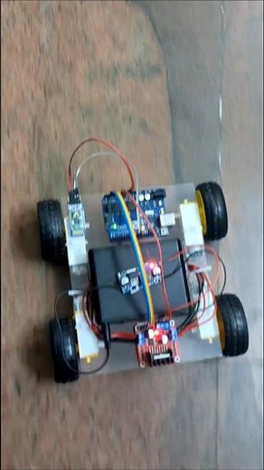 Phone controlled Bluetooth remote control car using Arduino and HC05 Bluetooth module #arduino