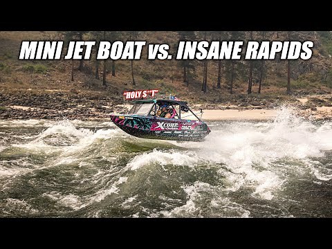 Mini Supercharged Jet Boats Take On HUGE RAPIDS!!! (Mini Boat Mafia Episode 2)
