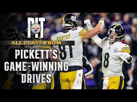HIGHLIGHTS: Game-winning drives led by Kenny Pickett | Pittsburgh Steelers