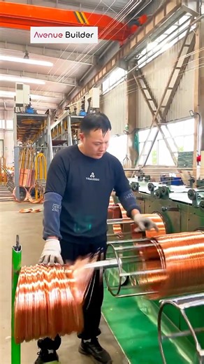 Copper Wire Manufacturing Process in Factory | High-Speed Industrial Production