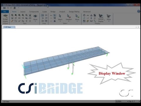 CSiBridge - 02 Navigating the Interface: Watch & Learn
