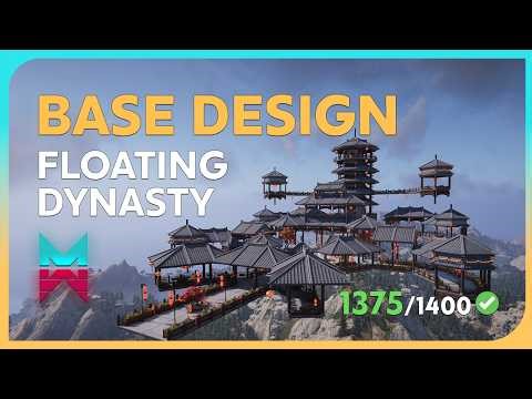 Once Human - Building Chinese-Style Floating Dynasty | Step-by-Step Tutorial