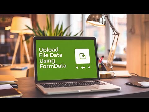 React JS - Upload File Data using FormData Object