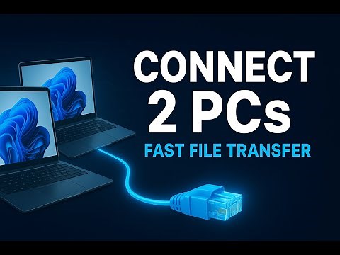 Windows 11: Connect 2 Computers Using Ethernet Cable (Fast & Easy Method)