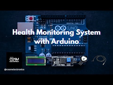 Health Monitoring System with Arduino | DS18B20 Sensor | Pulse Sensor #cosmelectronics #arduino #diy