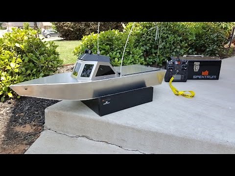 Aluminum RC Jet Boat (part 1.1) The build process