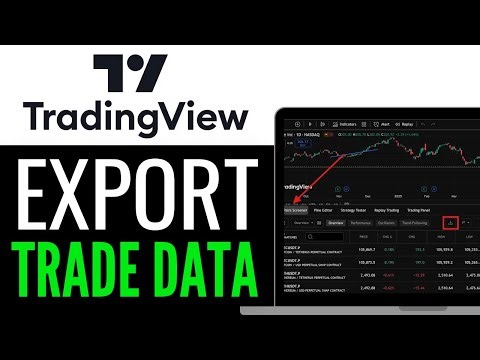 How to Export Your Trade Data from TradingView into a CSV File (QUICK & EASY)