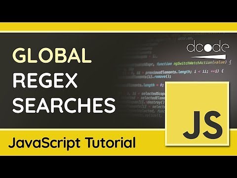 Global Regular Expression (Regex) Searches - JavaScript Tutorial