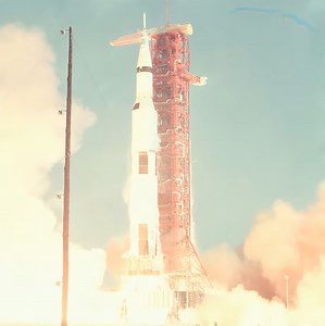 Artificial Intelligence Enhances and Upscales NASA's Apollo 11 Launch to the Moon