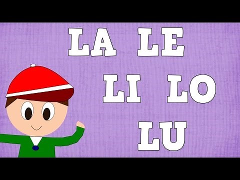 Sílabas LA LE LI LO LU - Syllable with L - Vídeos para niños