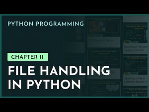 File Handling in Python | Chapter 11 | Python Programming | nesoacademy.org